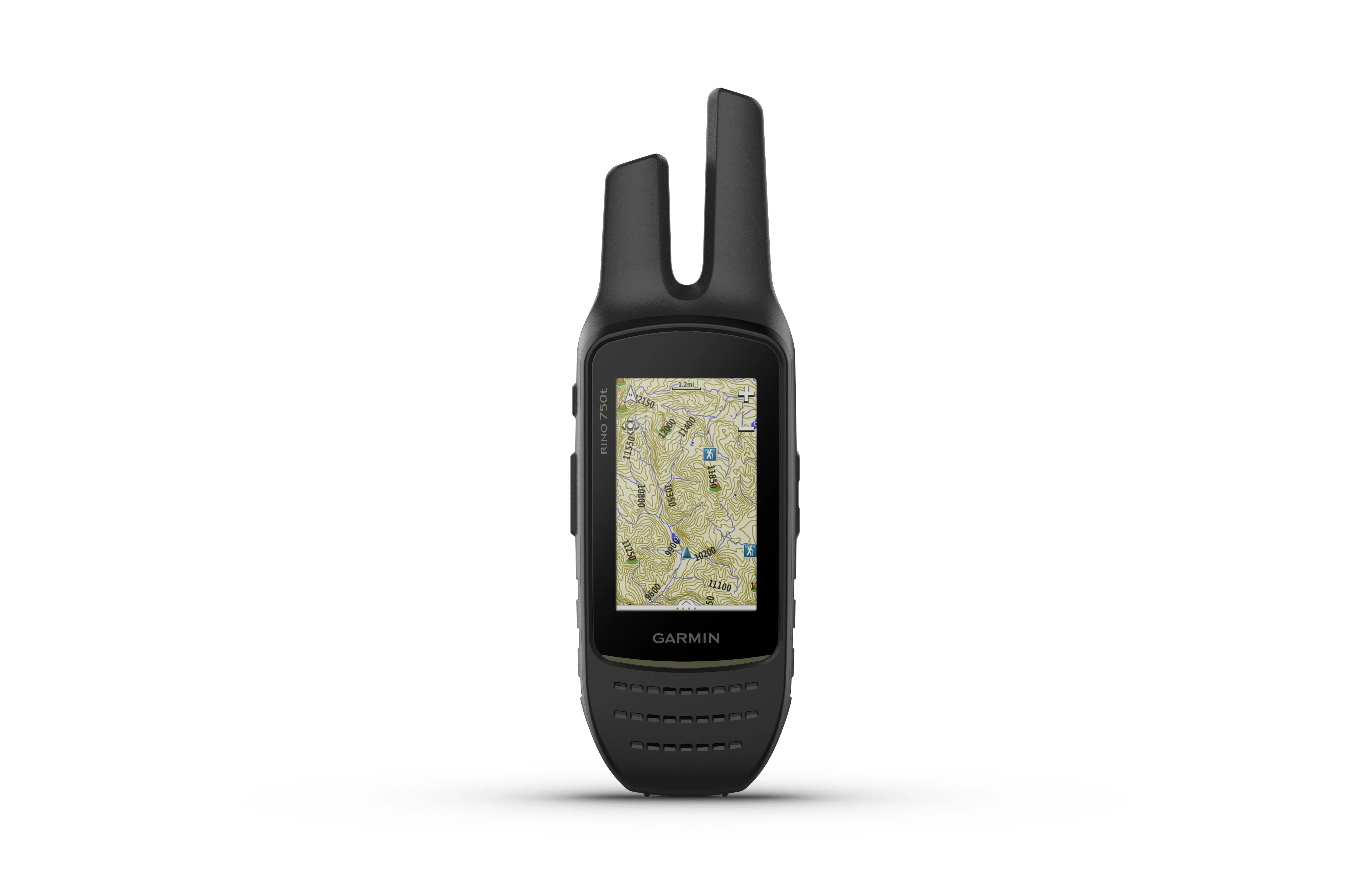 Garmin Rino 750t Two-Way Radio with Topo Mapping with Wearable4U Power Bank Bundle