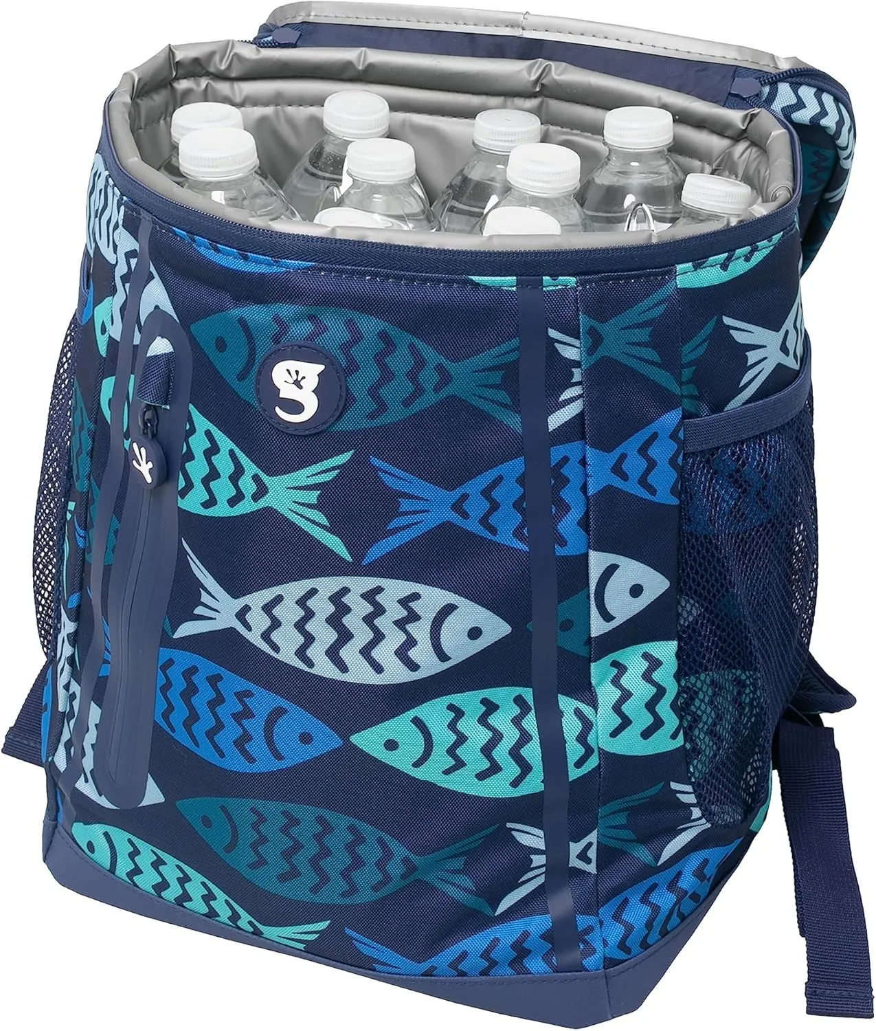 geckobrands Opticool Backpack Cooler – Insulated Leak-Proof Backpack for Travel and Outdoor Activities