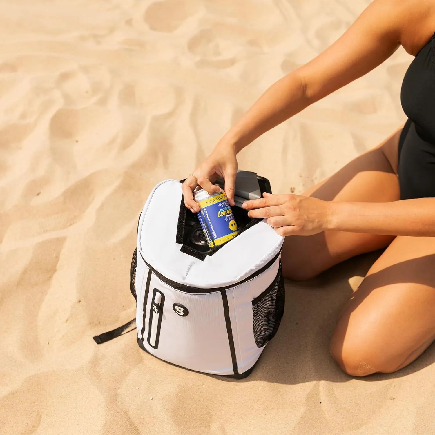 geckobrands Opticool Backpack Cooler – Insulated Leak-Proof Backpack for Travel and Outdoor Activities