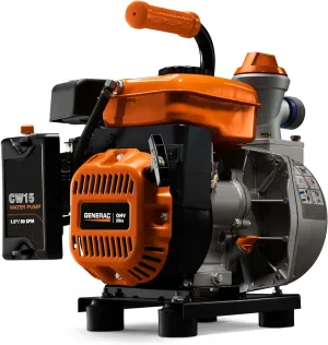Generac 6821 Clean Water Pump 1.5-inch with Accessory Kit - Efficient and Reliable Water Transfer Solution