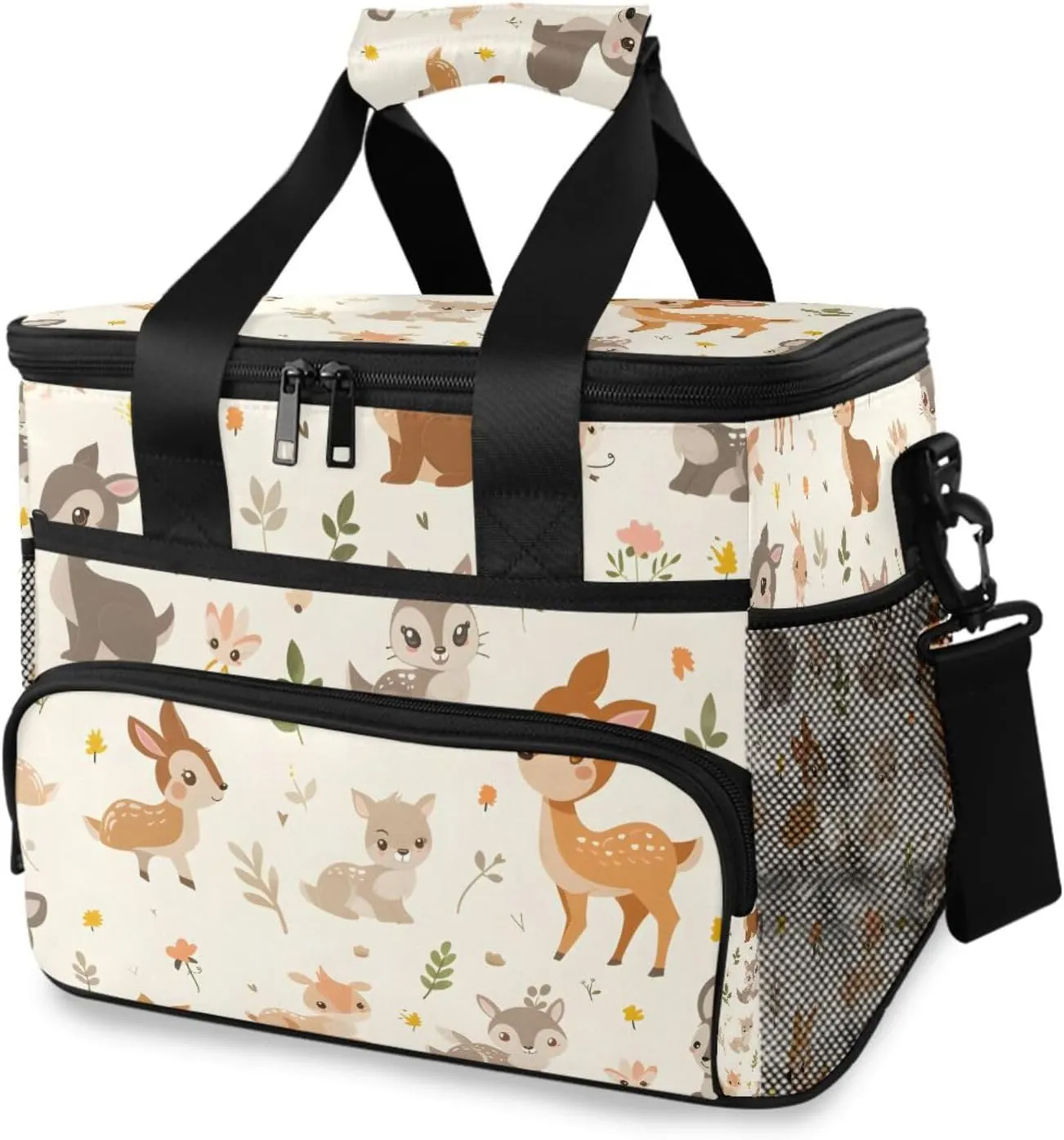 Generate Delightful Animals Cooler Bag Insulated Cooler Soft Sided Cooler 24 Can Portable Picnic Bag Large Leakproof Lunch Bag Box for Beach Grocery Camping Travel Car Men Women