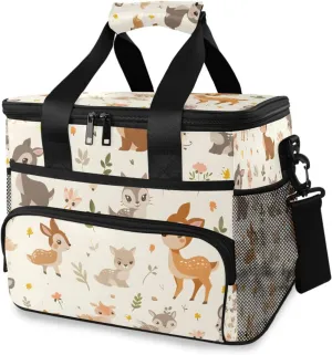 Generate Delightful Animals Cooler Bag Insulated Cooler Soft Sided Cooler 24 Can Portable Picnic Bag Large Leakproof Lunch Bag Box for Beach Grocery Camping Travel Car Men Women