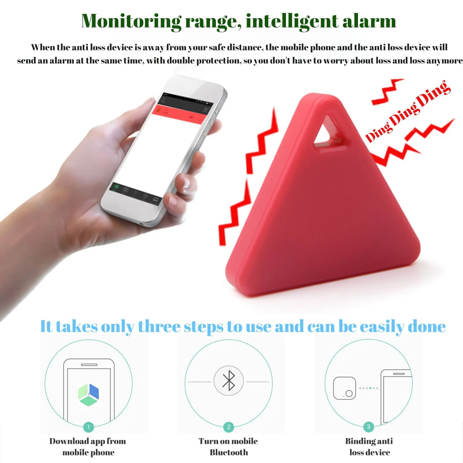 GiliGiliso Portable GPS Tracking Bluetooth 5.0 Mobile Key Tracking Smart Anti-Loss Device Waterproof Device Tool Pet GPS Locator Bluetooth Tracer For Pet Keys Wallet Bag Gift