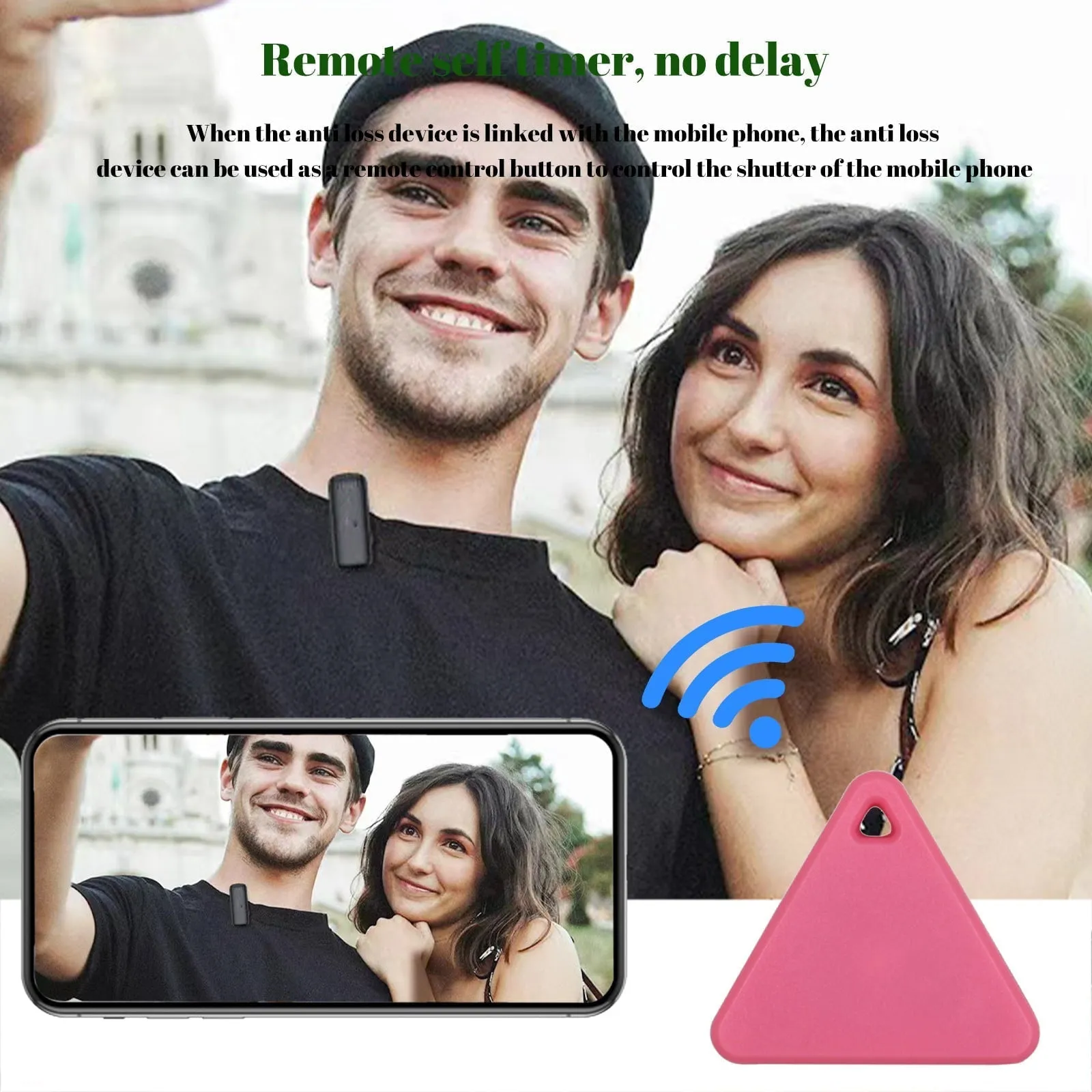 GiliGiliso Portable GPS Tracking Bluetooth 5.0 Mobile Key Tracking Smart Anti-Loss Device Waterproof Device Tool Pet GPS Locator Bluetooth Tracer For Pet Keys Wallet Bag Gift