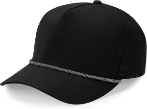 Glendora Snapback Hat | 5-Panel High Crown Blank Cap for Men & Women | Breathable, Lightweight, & Curved Bill