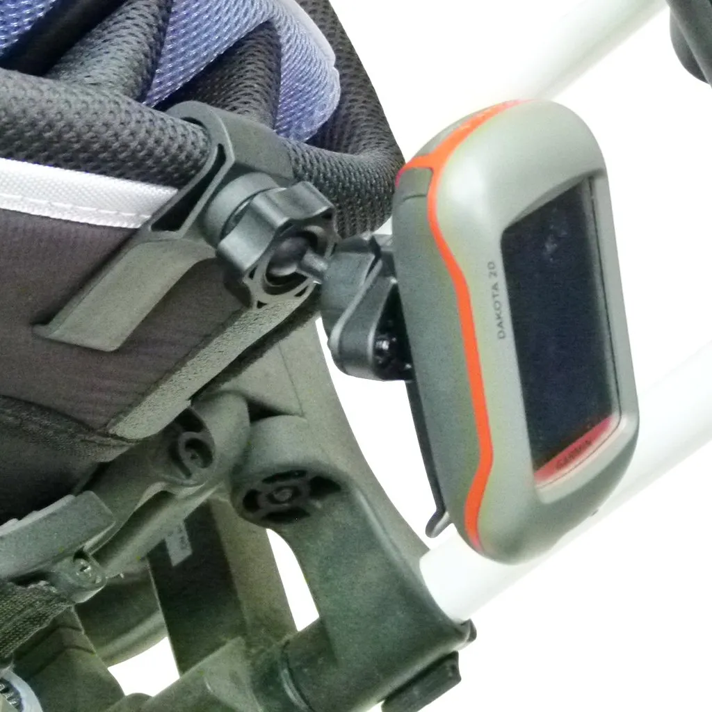 Golf Bag Clip Mount with & Dedicated Cradle for Garmin GPSMAP 62 Series (sku 48949)