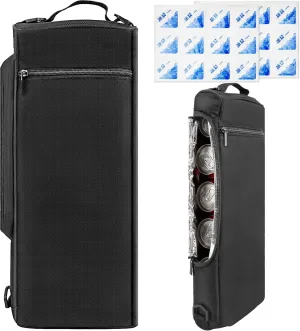 Golf Cooler Bag with Ice Pack, Golf Club Bags Accessories, Insulated Beer Sleeve and Cooler, Keeps Drinks Cold for Hours