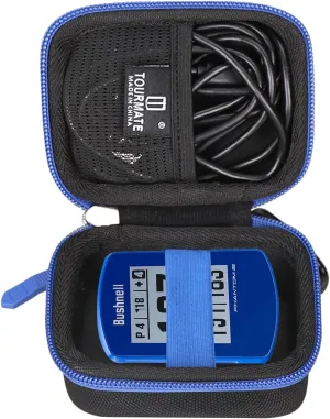 Golf GPS Storage Case Compatible for Bushnell Phantom 2 GPS Rangefinder for BITE Magnetic Mount and GreenView with Wearable4U Ultimate 3 Golf Tools Bundle(ONLY CASE) (Blue)
