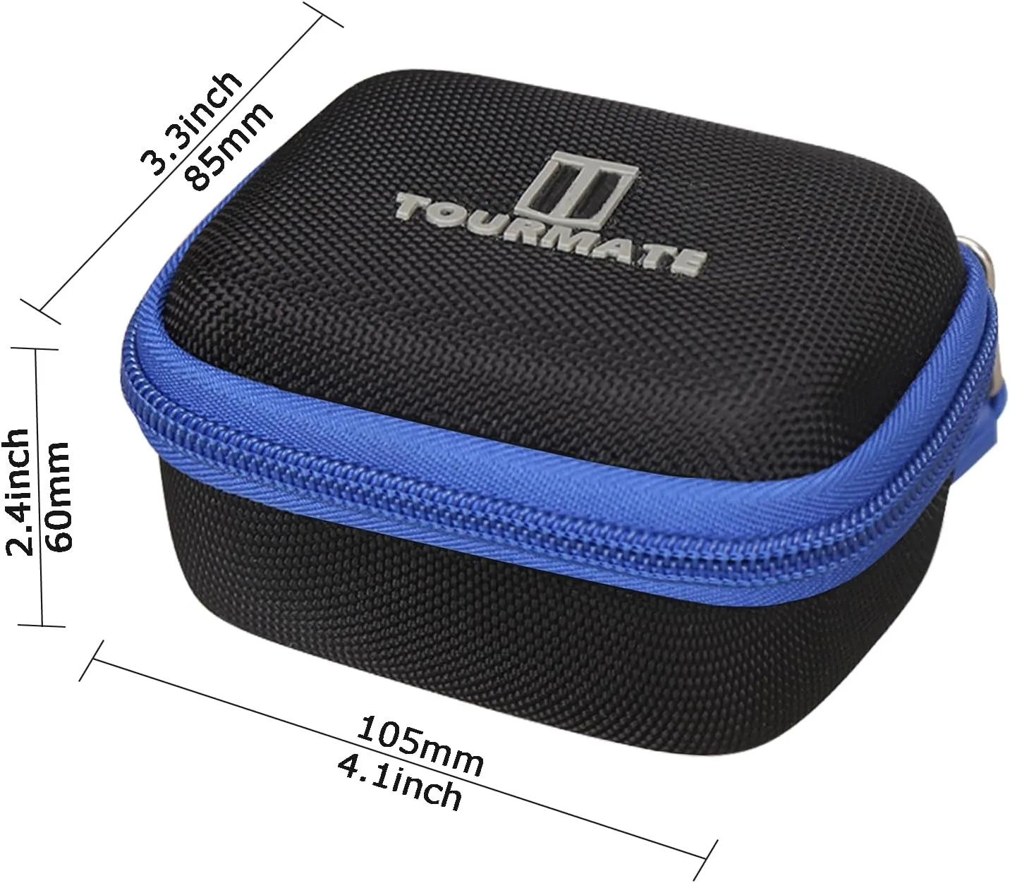 Golf GPS Storage Case Compatible for Bushnell Phantom 2 GPS Rangefinder for BITE Magnetic Mount and GreenView with Wearable4U Ultimate 3 Golf Tools Bundle(ONLY CASE) (Blue)