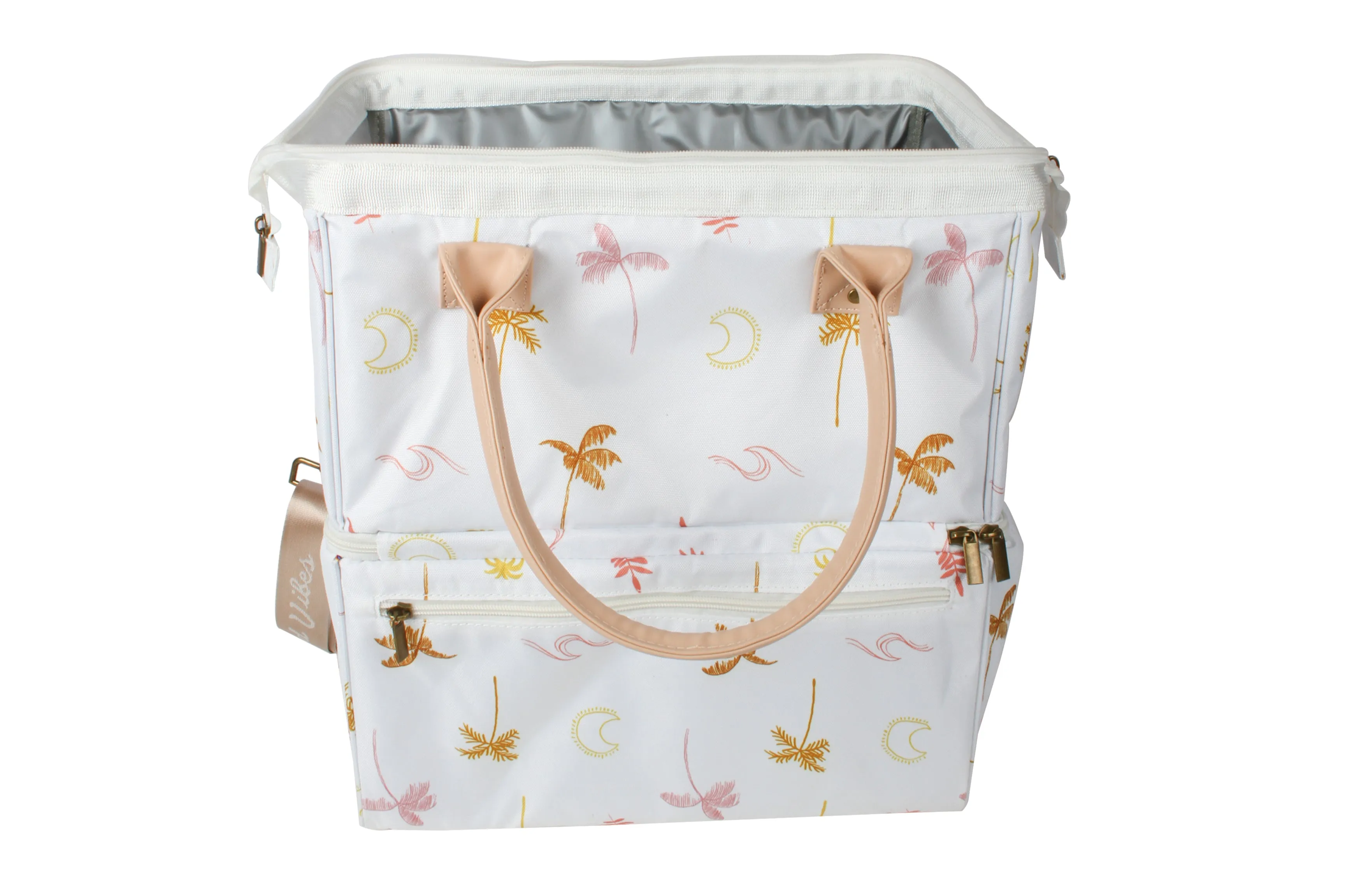 Good Vibes™ Premium Insulated Picnic Cooler Bag, Carry Handles, 2 Separate Compartments, Holds 24  Cans - Coco And Waves