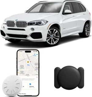 GPS Tracker for Vehicles, 1PCS Mini Hidden Vehicles Tracker with Magnetic Case, No Subscription Car GPS Tracker Work with Find My (iOS Only)