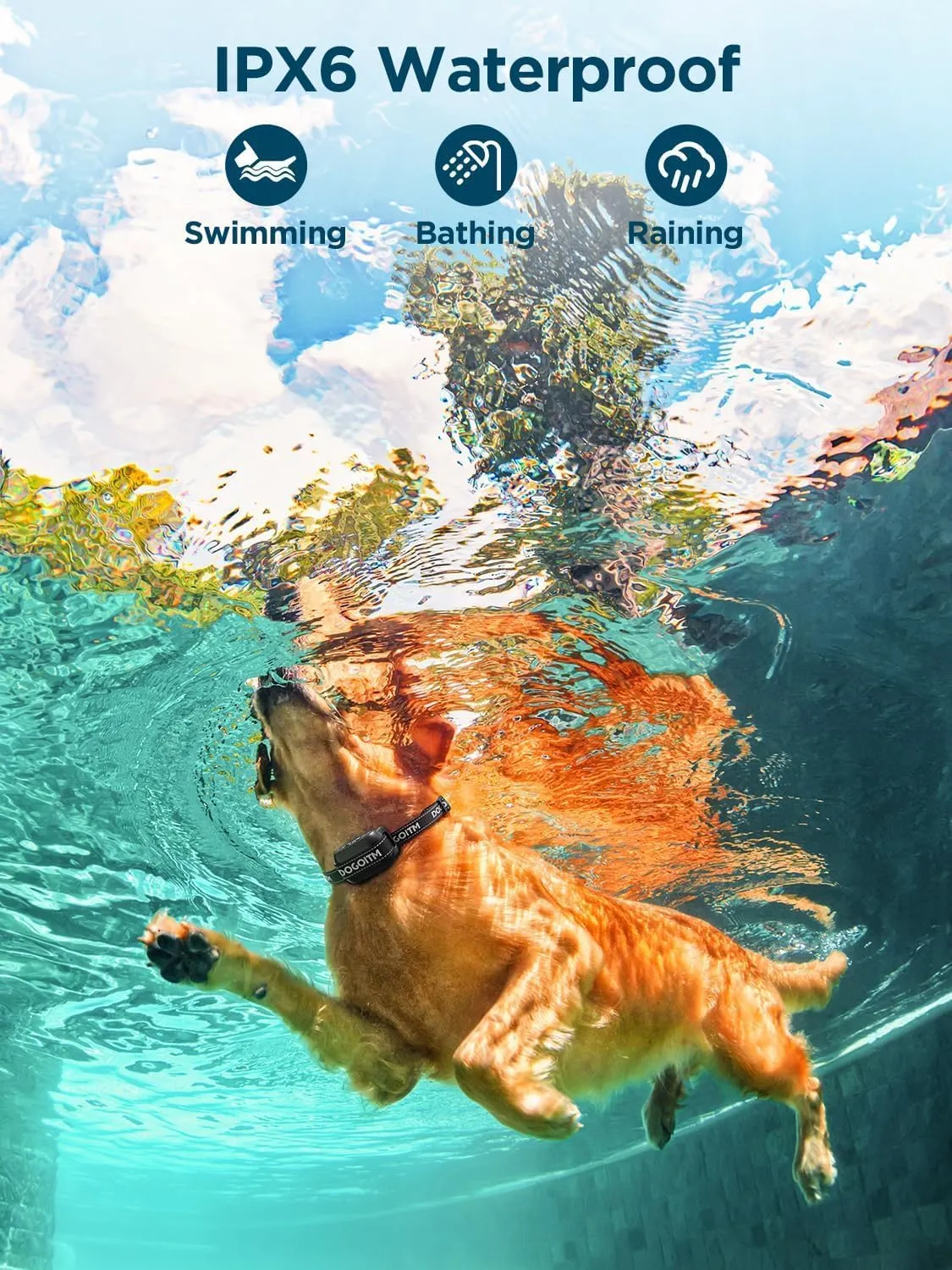 GPS Wireless Fence for Outdoor, Pet Containment System with AI Smart GPS Signal for Most of Dogs, Waterproof&Rechargeable Electric Collar Fence with 3 Warning Modes, Range 65-3290 FT