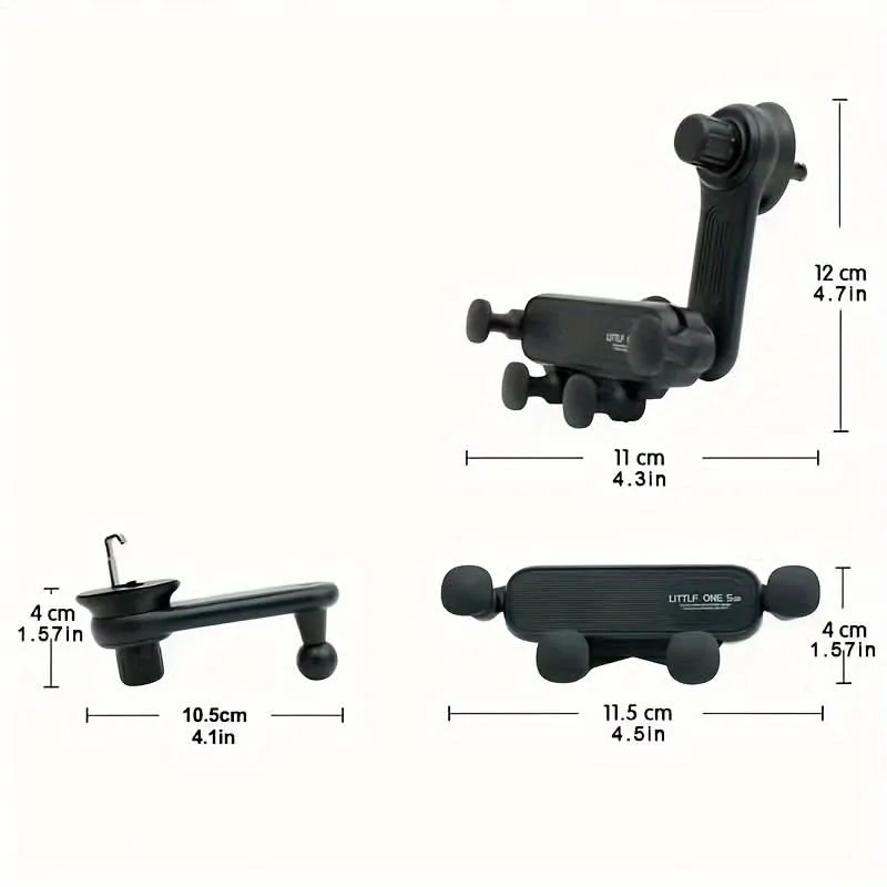 Gravity Car Phone Holder-Air Vent Clip Mount for Smartphones