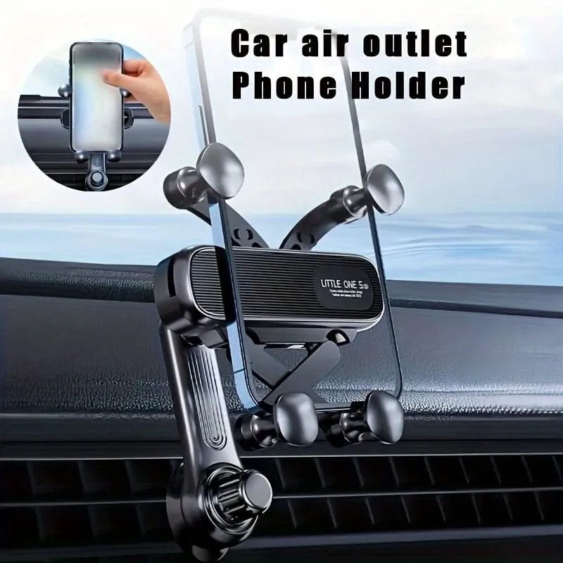 Gravity Car Phone Holder-Air Vent Clip Mount for Smartphones