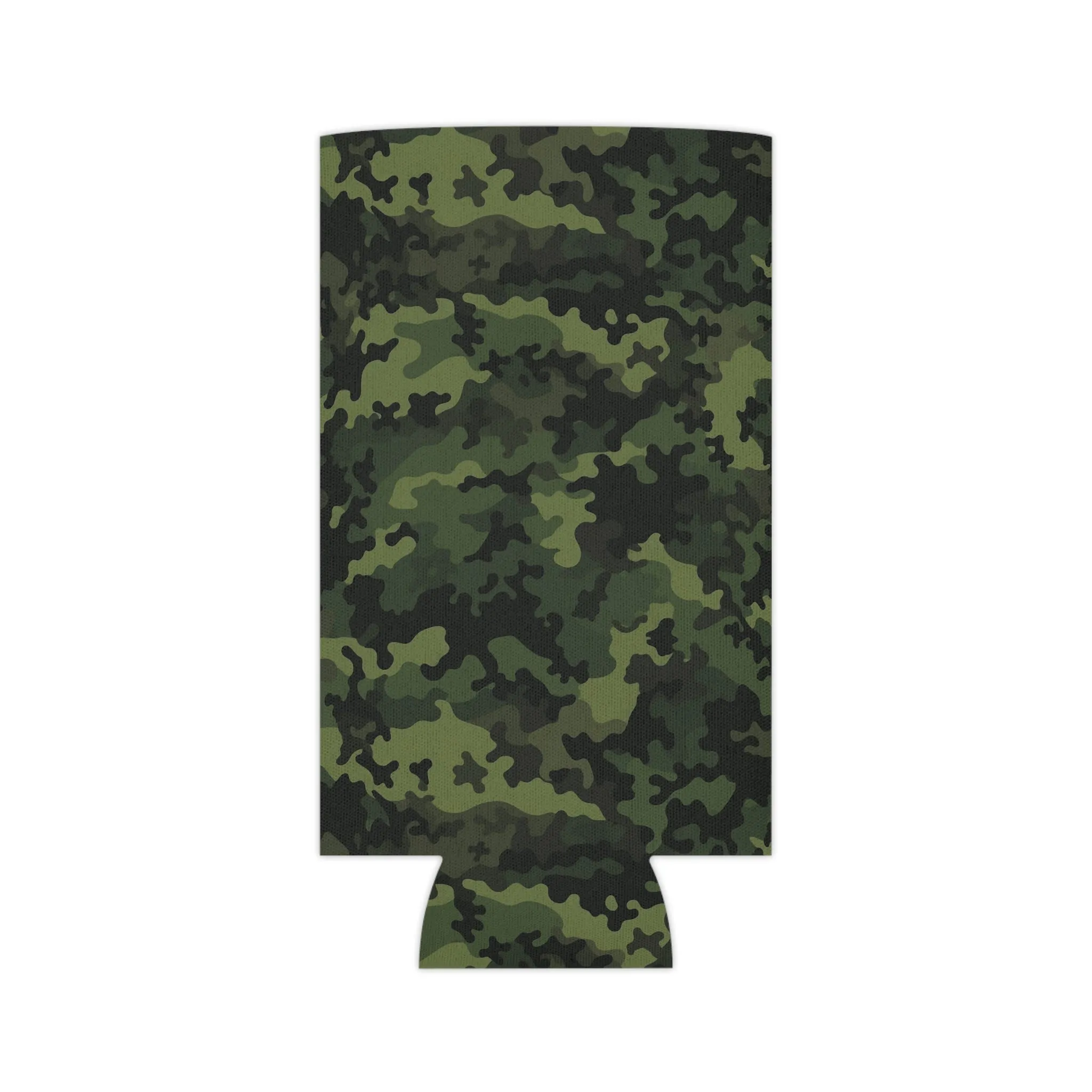 Green Camo Can Cooler