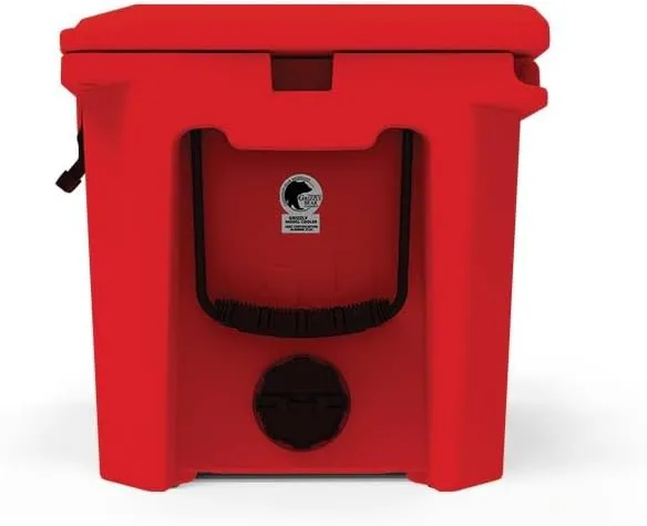 Grizzly 60 Cooler | 60 qt Ice Chest Durable Rotomolded Insulated | Made in USA | Warranty for Life | For Beach Boat Camping Fishing Hunting | G60