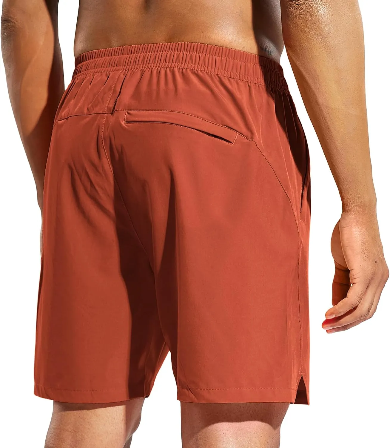 Haimont 7 Inch Athletic Running Shorts Men Dry Fit Lightweight Workout Shorts with Zipper Pockets No Liner, Quick Dry