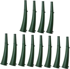 Happyyami 3sets Small Hiking Horn Survival Signal Trumpet Compact Outdoor Training Horn Essential Safety Tool for Camping 4pcs*3