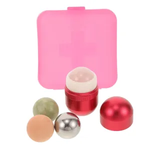 Happyyami Jade Ball Set Facial Roller Massager Eye Mask Beauty Tools Kit for under Eye Care
