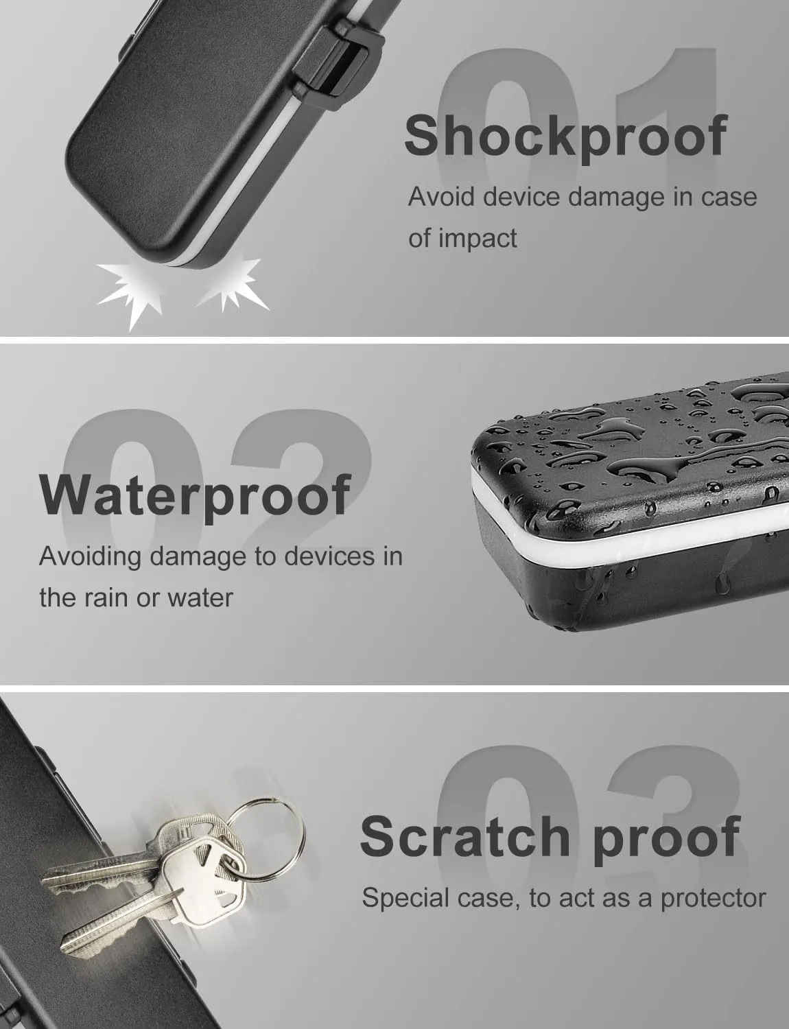 Hard Carrying Case Only for Kardia Mobile 6L, Kardiamobile 6L EKG Heart Monitor Case, Keep Clean and Protected