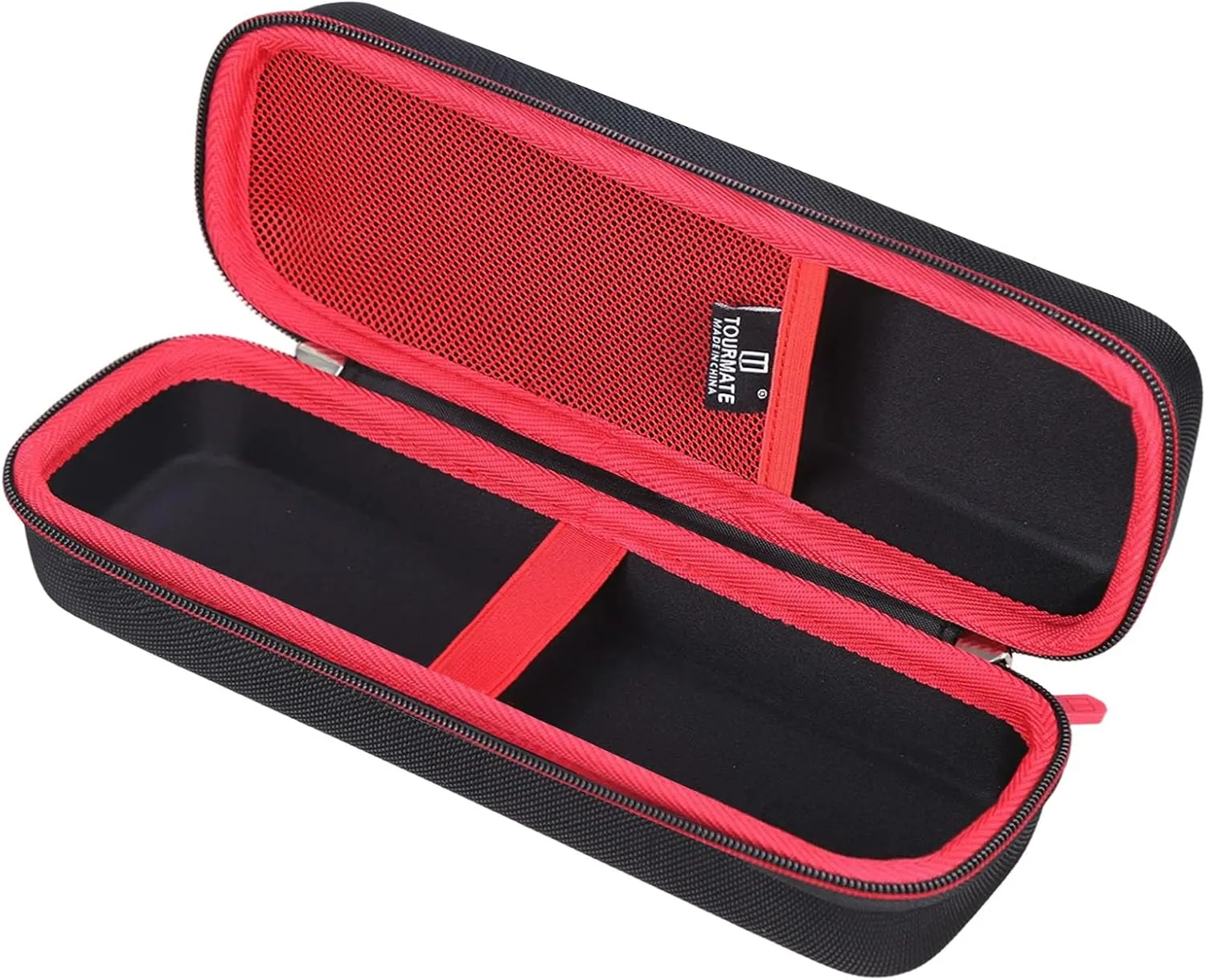 Hard Case for Nulksen CZK3671 Tire Inflator Portable Air Compressor, Tire Inflator Storage Bag (Case Only) (Black   Red)