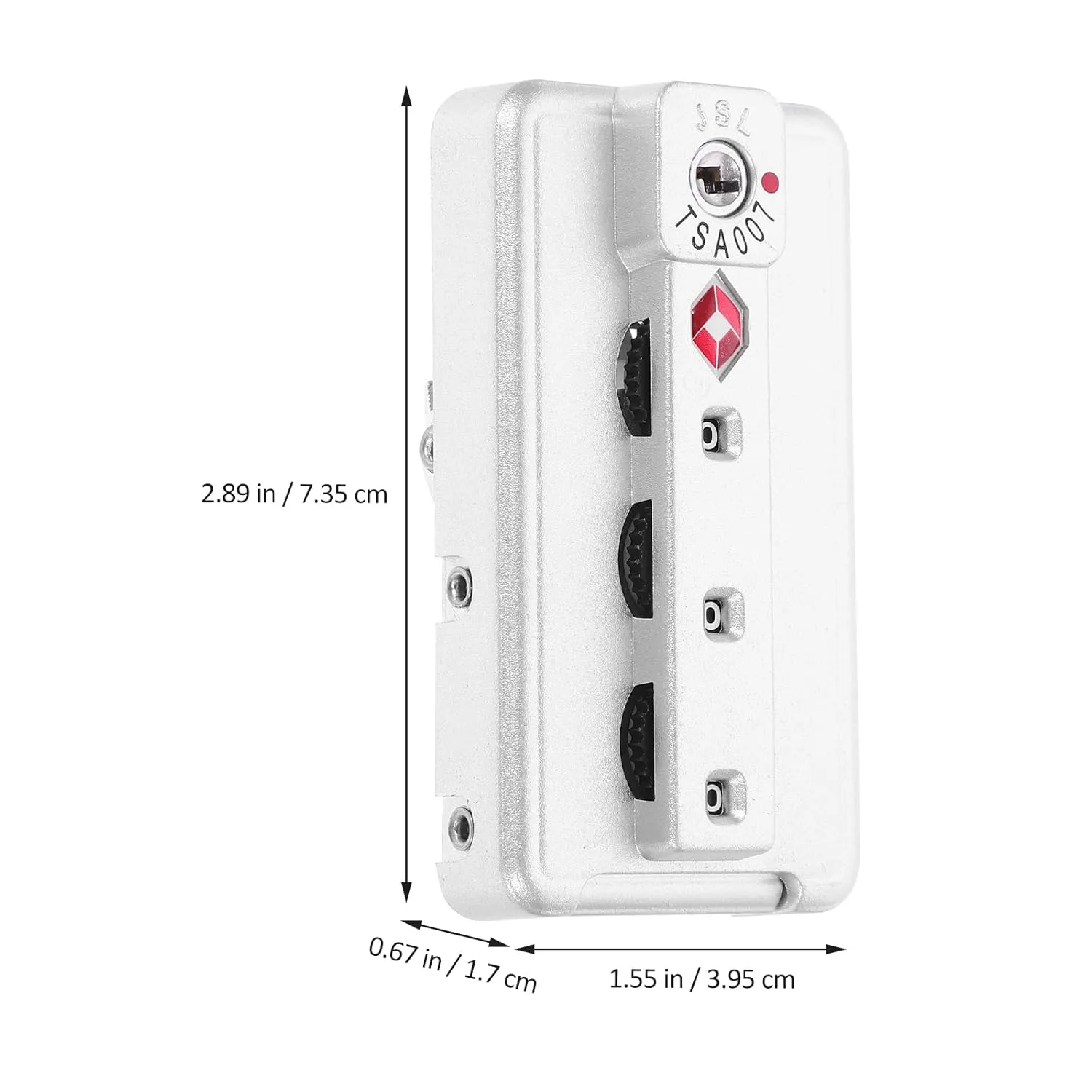 Hemoton 2pcs Travel Luggage Locks,TSA Approved Combination Lock,Password Combination Lock for Suitcase, Backpack, Briefcase Zippers,Travel Combination Locks,Travel Password Lock,Backpack Lock