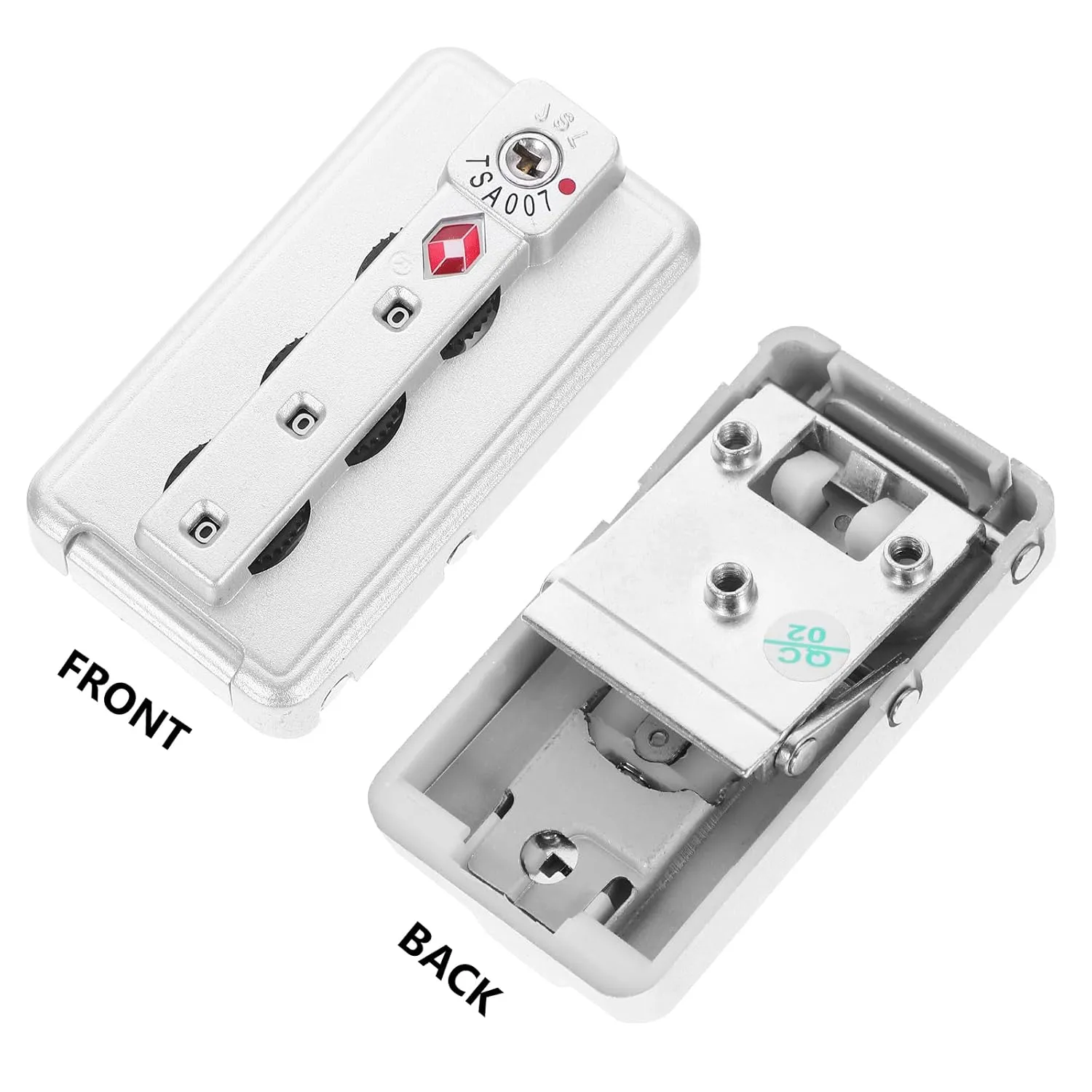 Hemoton 2pcs Travel Luggage Locks,TSA Approved Combination Lock,Password Combination Lock for Suitcase, Backpack, Briefcase Zippers,Travel Combination Locks,Travel Password Lock,Backpack Lock
