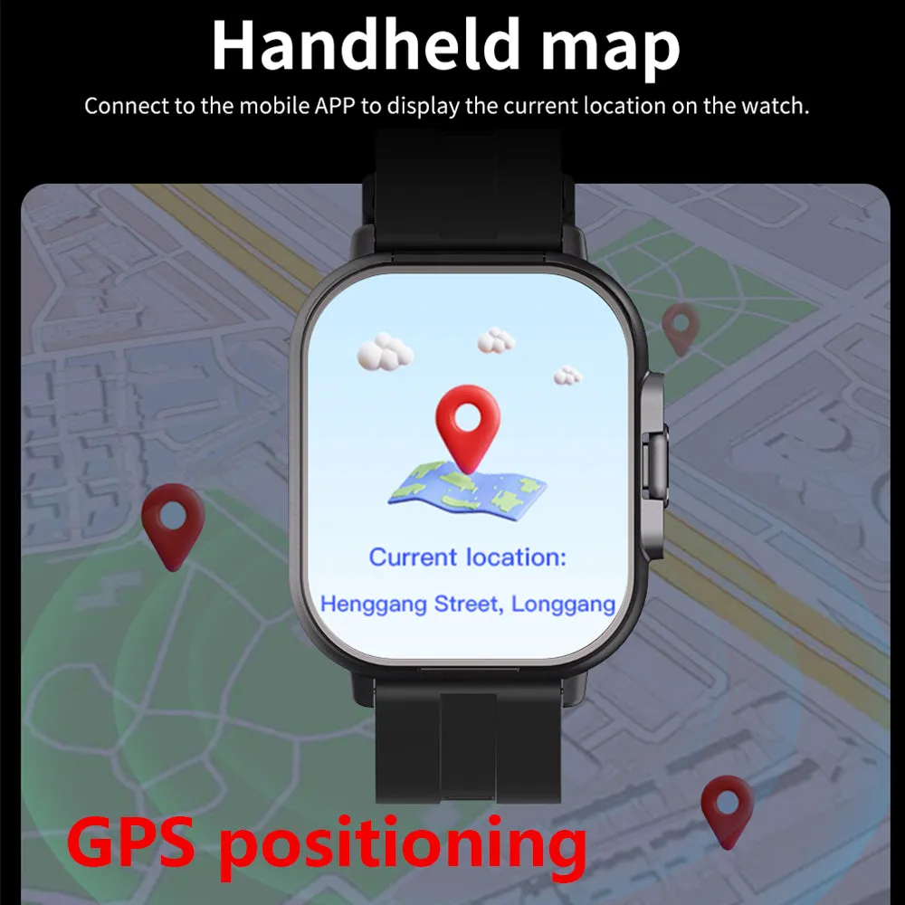 High Quality GPS Smartwatch with 2-in-1 TWS Earbuds – Bluetooth Call, Heart Rate, Blood Pressure & Health Monitoring, Music Playback, 2.01" Full Touch TFT Display, Long Battery Life, AI Voice Assistant, Ideal for Fitness & Daily Use
