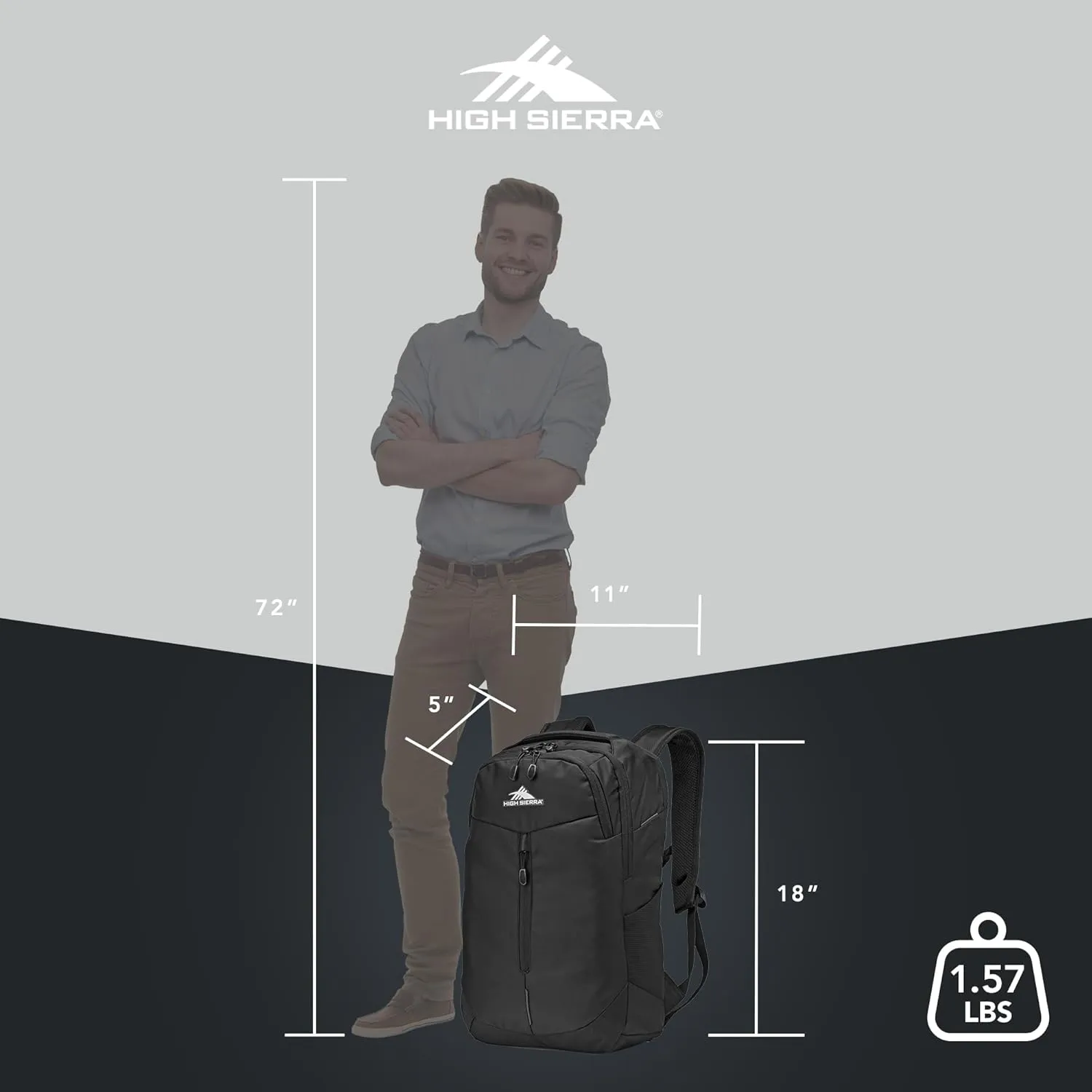 High Sierra Swerve Pro, Black, One Size