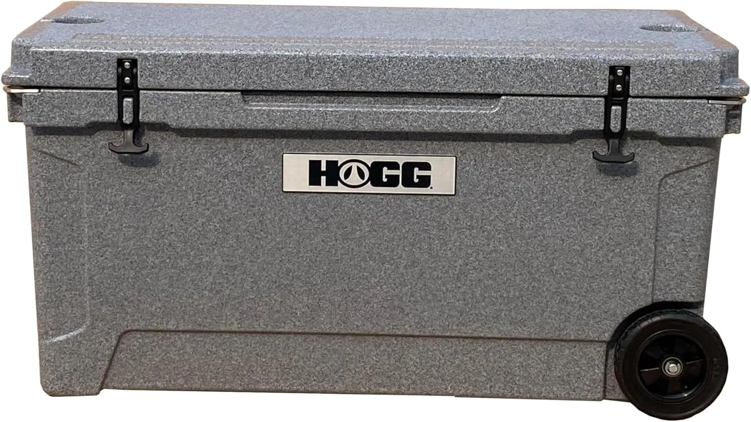 Hogg 65 qt Insulated Cooler with Wheels and Handles, Rolling Ice Chest with Wheels, Rotomolded Wheeled Coolers for Camping, Drinks, Outdoors, 65qt Blue