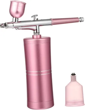 Hohopeti 1set Portable Handheld Nano Mist Sprayer Airbrush Kit Lightweight Water Replenishing Tool for Hydrating Skin Anytime for Home Office and Travel Use Deep Penetration for Refreshing
