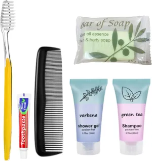Homeless Hygiene Kit for Donations,Bulk Basic Toiletry Kits Care Package Supplies in Zip Pouch,Homeless Kits Travel Toiletry Bulk for Homeless Shelters Charity Men Women (Pack of 50)