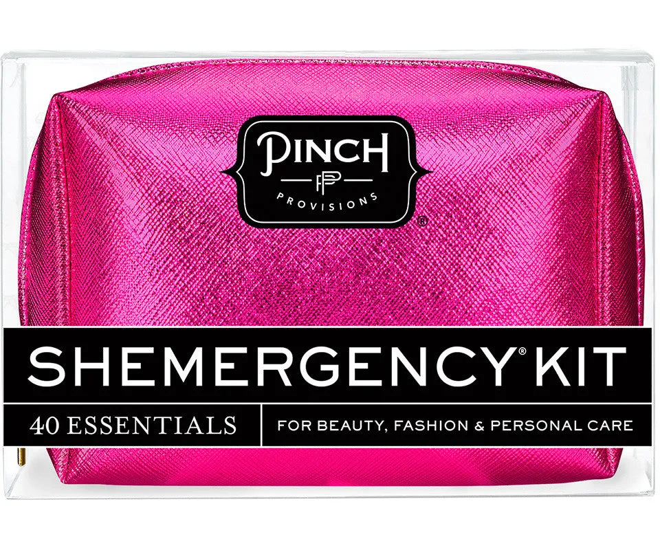 Hot Pink Metallic Shemergency Survival Kit