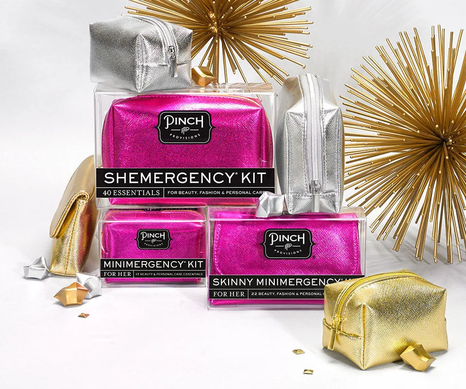 Hot Pink Metallic Shemergency Survival Kit
