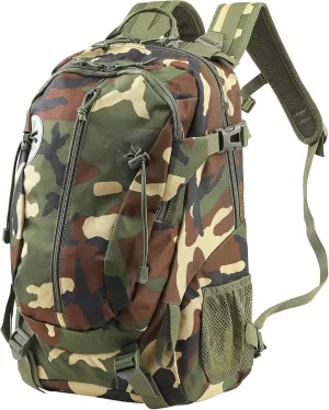HOW'ON Hunting Backpack 30L Outdoor Waterproof Camo Hunting Pack Jungle Camo