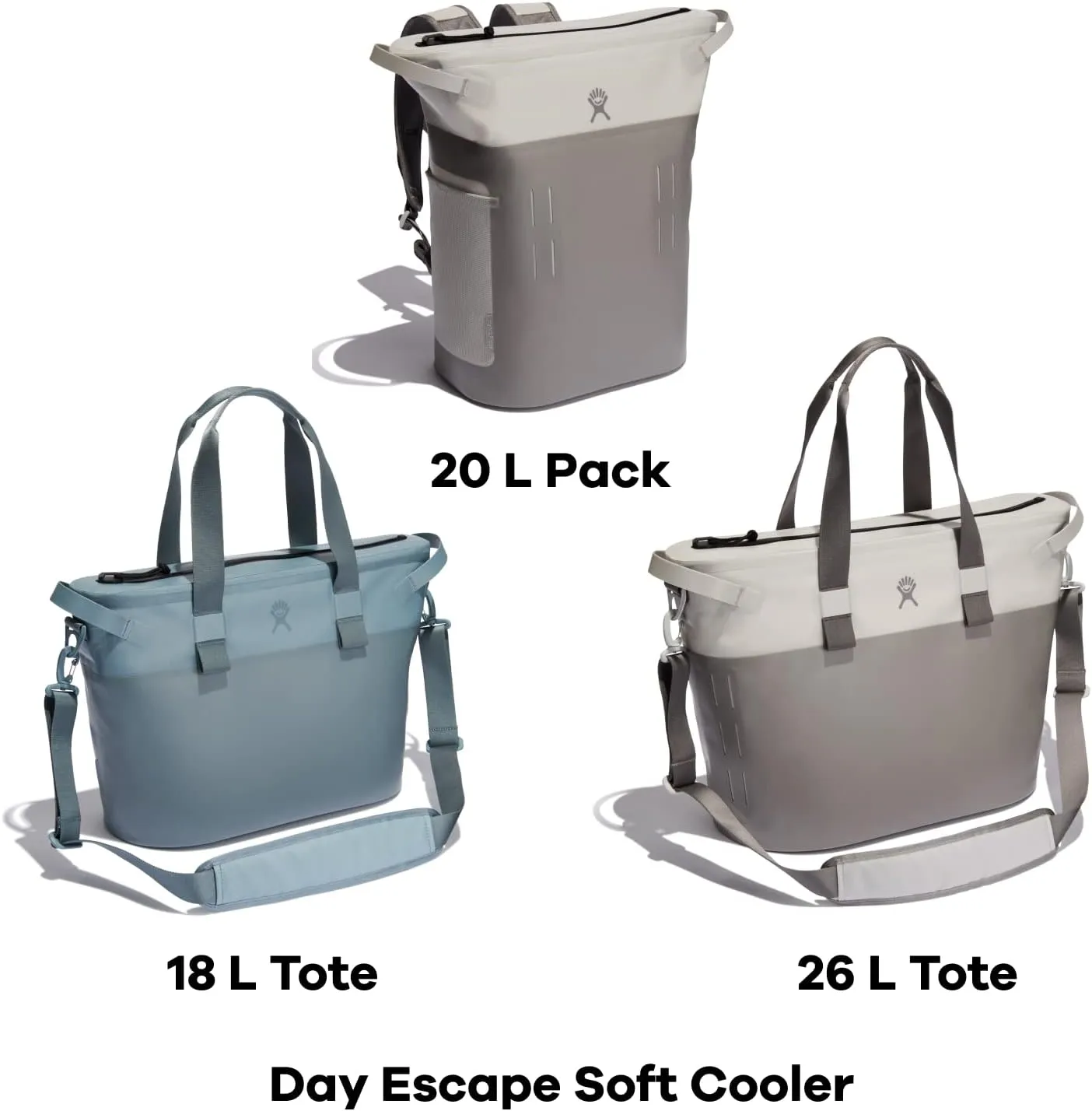 Hydro Flask 20 L Day Escape Soft Cooler - Reusable Travel Backpack - Insulated - Talus