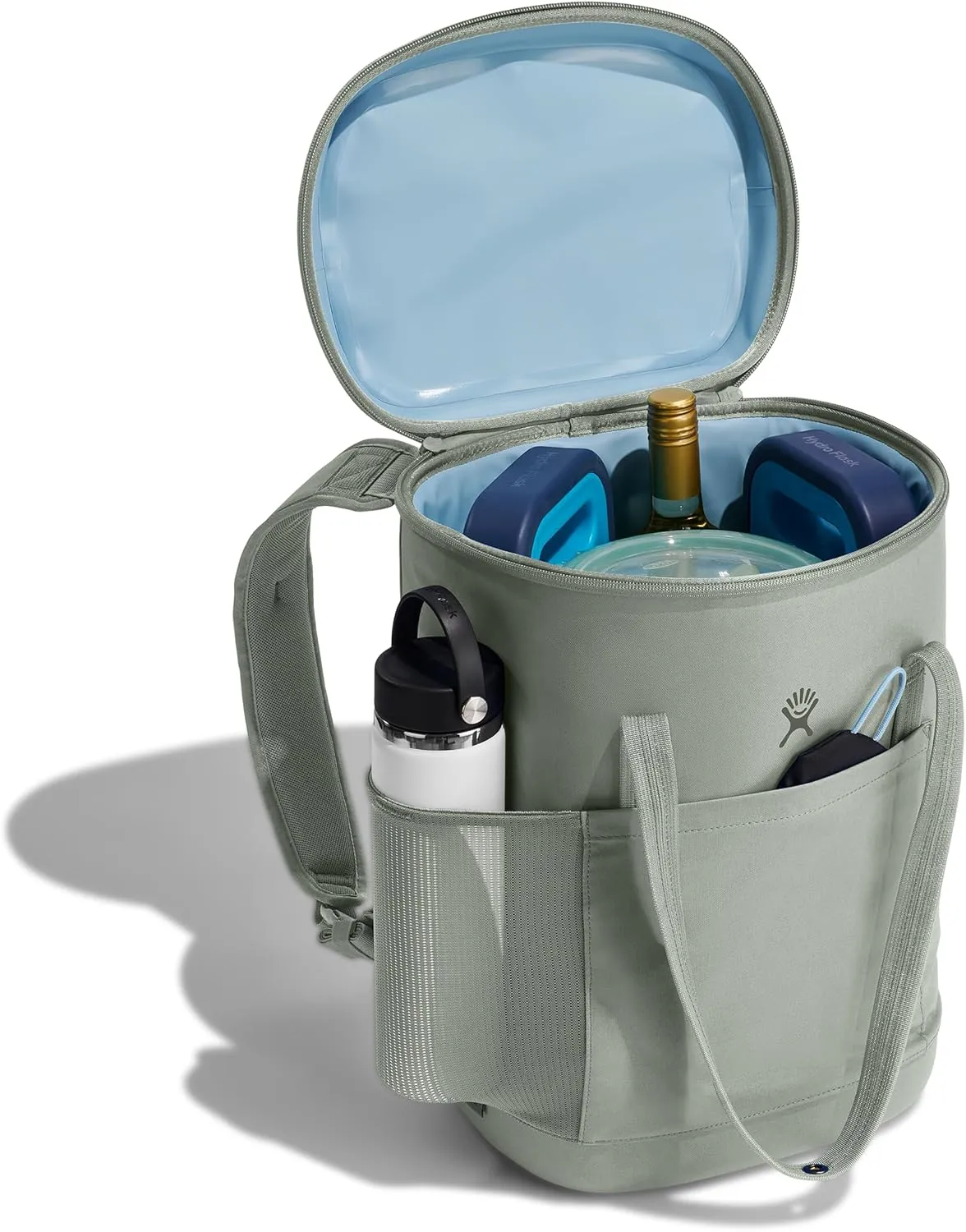 Hydro Flask Cooler Backpack for Beach, Beverages and Travel - Insulated Soft Lunch Bag - 20 L Capacity in Agave Green