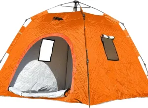 ice Fishing Tent Insulated ice Fishing Tent Winter Outdoor Fishing Equipment for 2-3 People, Warm and Thickened Ice Fishing Tent