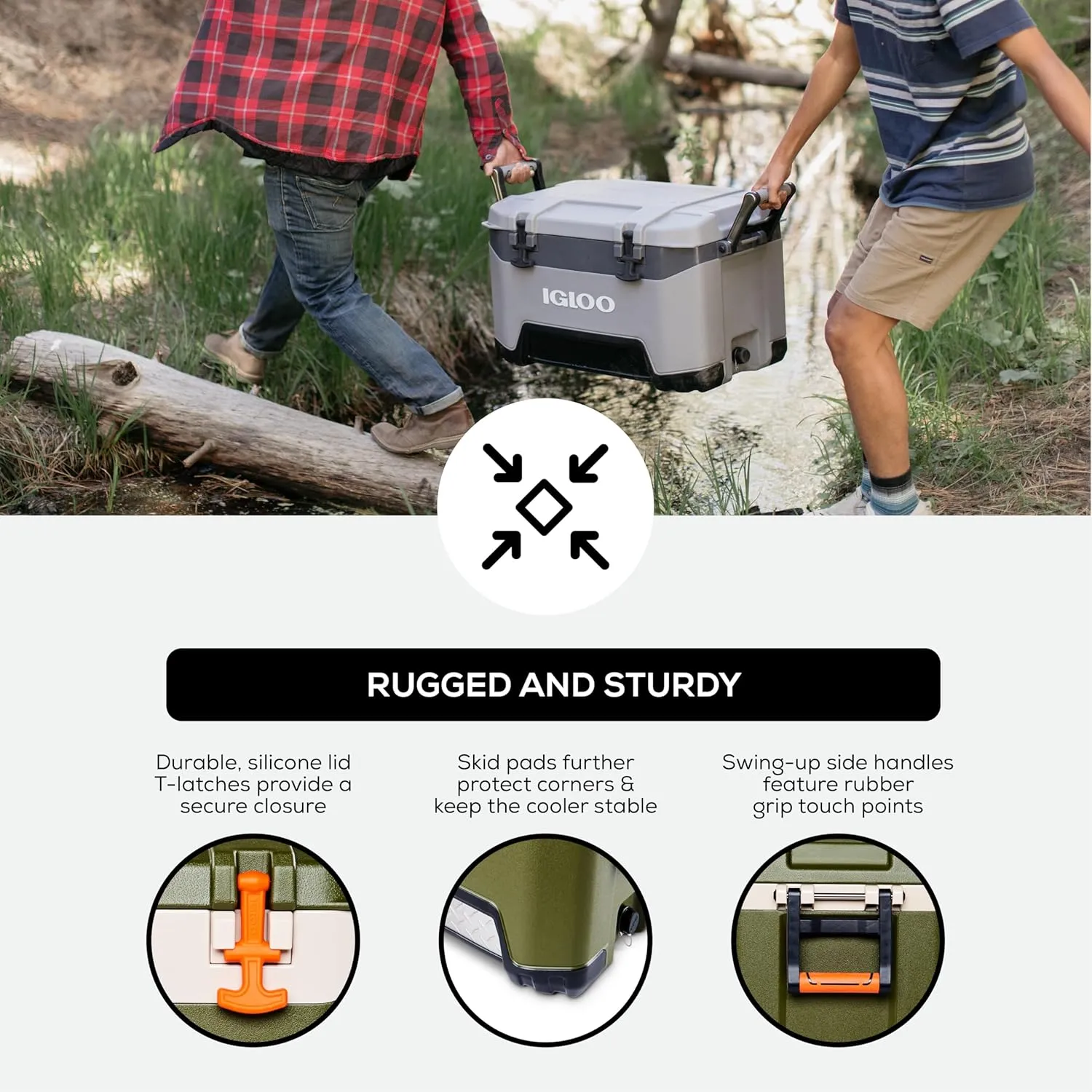 Igloo BMX 52 Quart Cooler with Cool Riser Technology