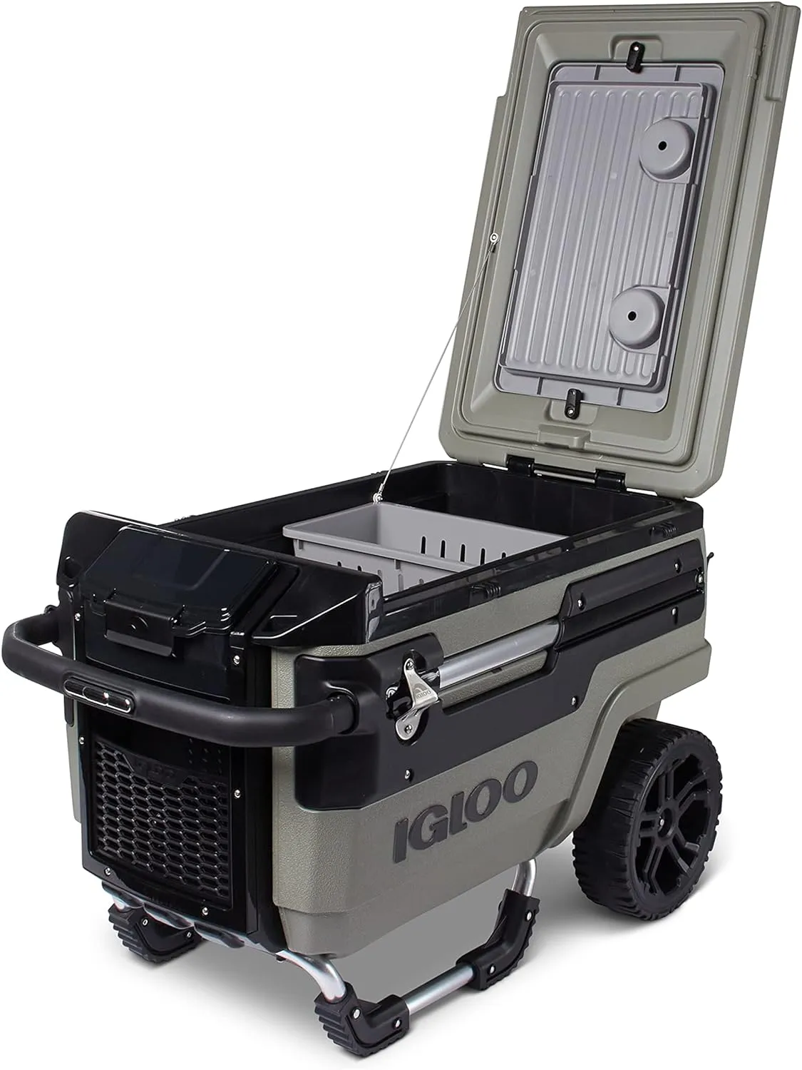 Igloo Trailmate Journey 70Qt Wheeled Cooler, Insulated Hard Shell Ice Chest