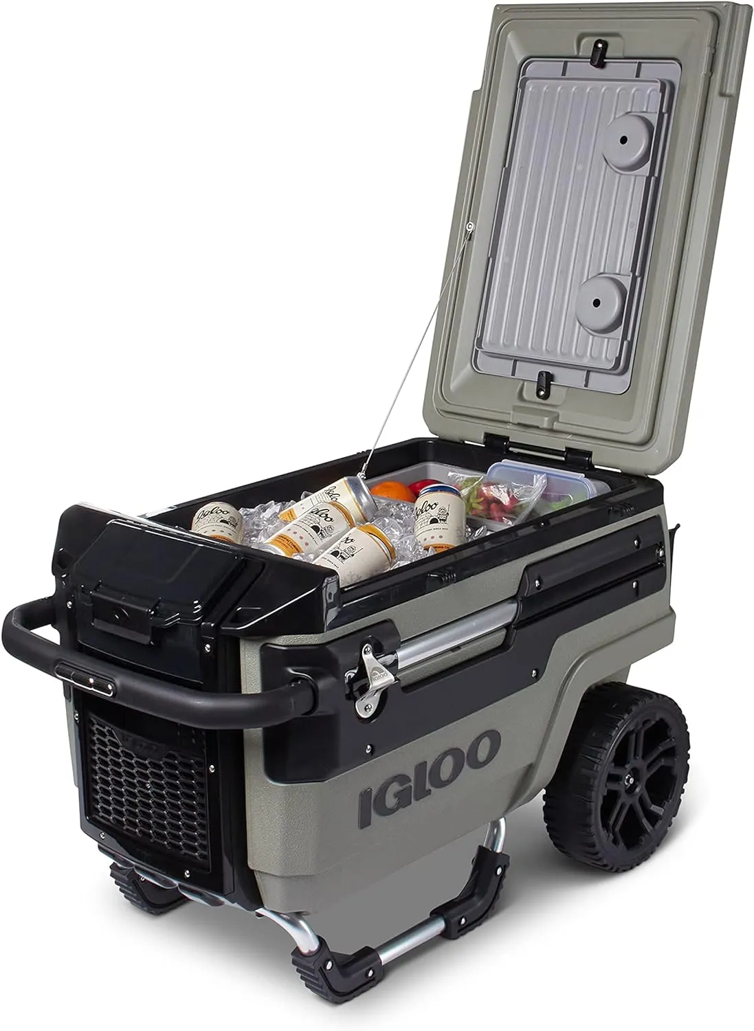 Igloo Trailmate Journey 70Qt Wheeled Cooler, Insulated Hard Shell Ice Chest