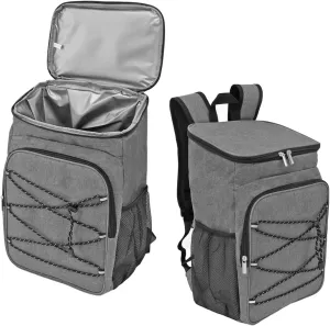 Insulated Backpack Cooler，Ideal Thermal Cooler Bag for Camping with Cup Holders, Perfect for Fruits, Drinks, Lunch Boxes, Mobile Phones, and Wallets