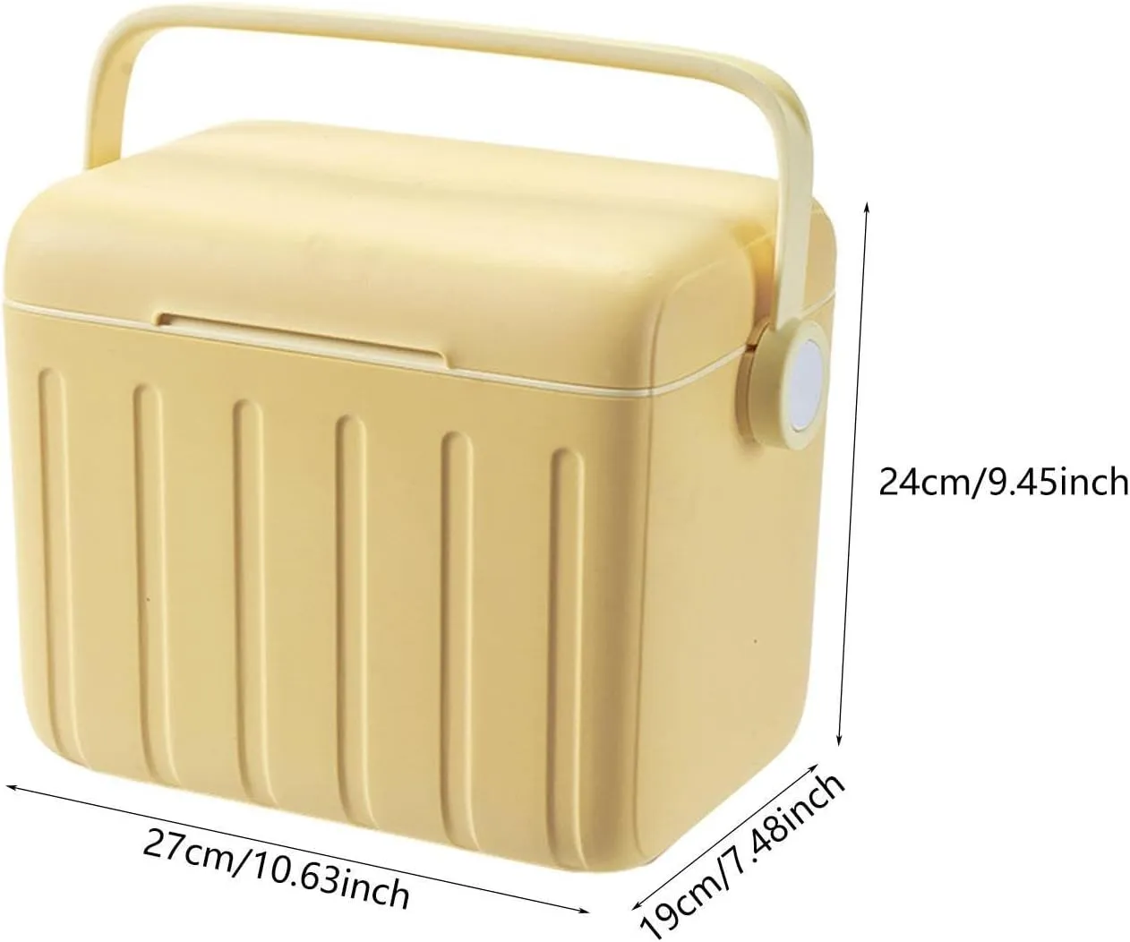 Insulated Cooler Box Ice Box for Freeze/Hot Food Container Hot/Cold Retention Cooler for Stall Home BBQ Indoor Shipping Food