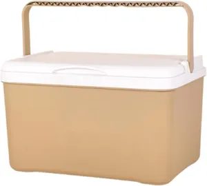 Insulated Cooler Box Ice Chest with Handle Practical Ice Retention Cooler Cooling Chest for Party Commercial Barbecue Picnic