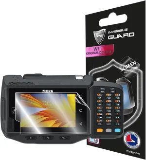 IPG Compatible with Zebra WT6300 Handheld Computer Screen Protector 6 UNITS Invisible Guard Free Lifetime Replacement HD Clear Bubble Free screen protection for WT6300