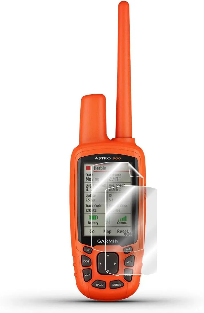 IPG for Garmin Alpha 50 / Astro 320-430-900 Dog Tracking Handheld Screen Protector (2 Units) Invisible Touch Screen Sensitive Ultra HD Clear Film Anti Scratch Skin Guard - Smooth for Alpha50