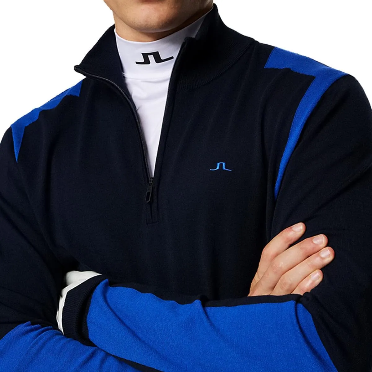 J. Lindeberg Kendrick Knit Zip Mens Golf Sweater