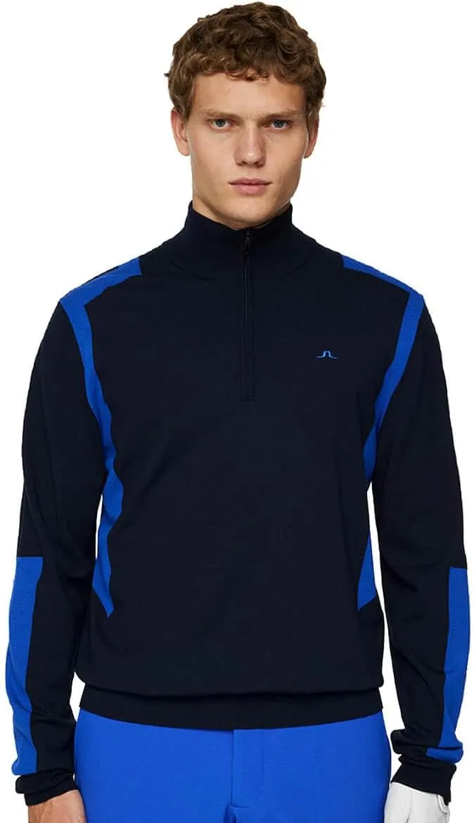 J. Lindeberg Kendrick Knit Zip Mens Golf Sweater