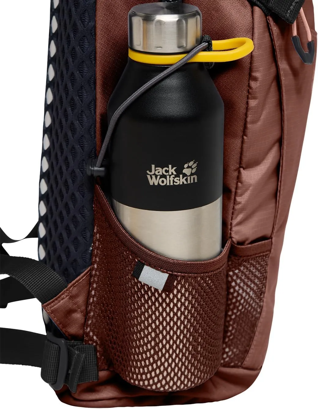 Jack Wolfskin Velocity 12L Lightweight Biking Backpack with Rain Cover and Helmet Lashing