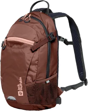 Jack Wolfskin Velocity 12L Lightweight Biking Backpack with Rain Cover and Helmet Lashing